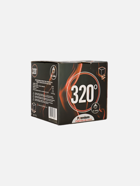 Charbons El-Badia 320° CUBES 26mm 1 kg